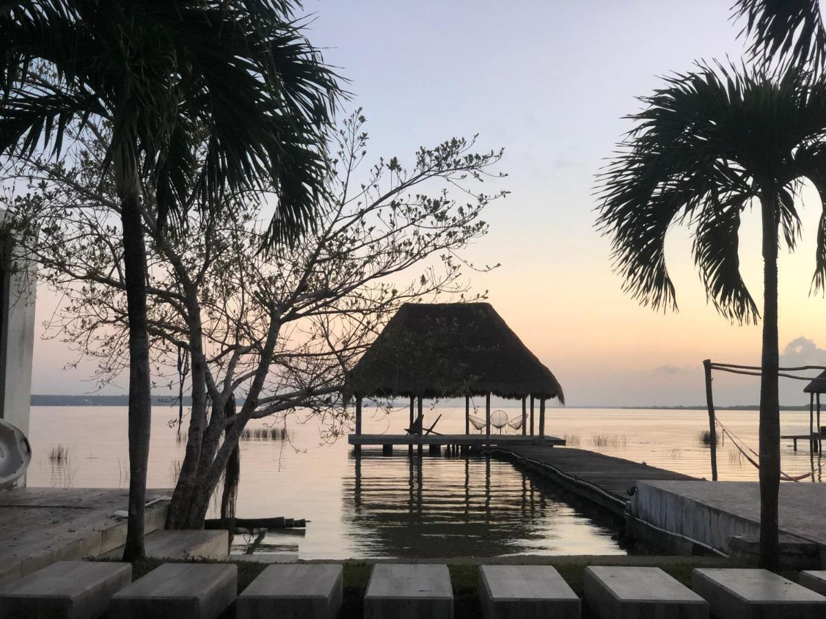 Casita Maya Bacalar Esterno foto