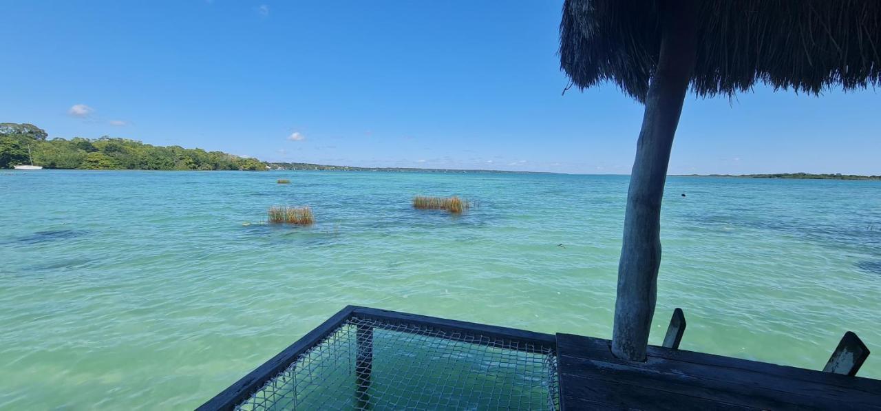 Casita Maya Bacalar Esterno foto