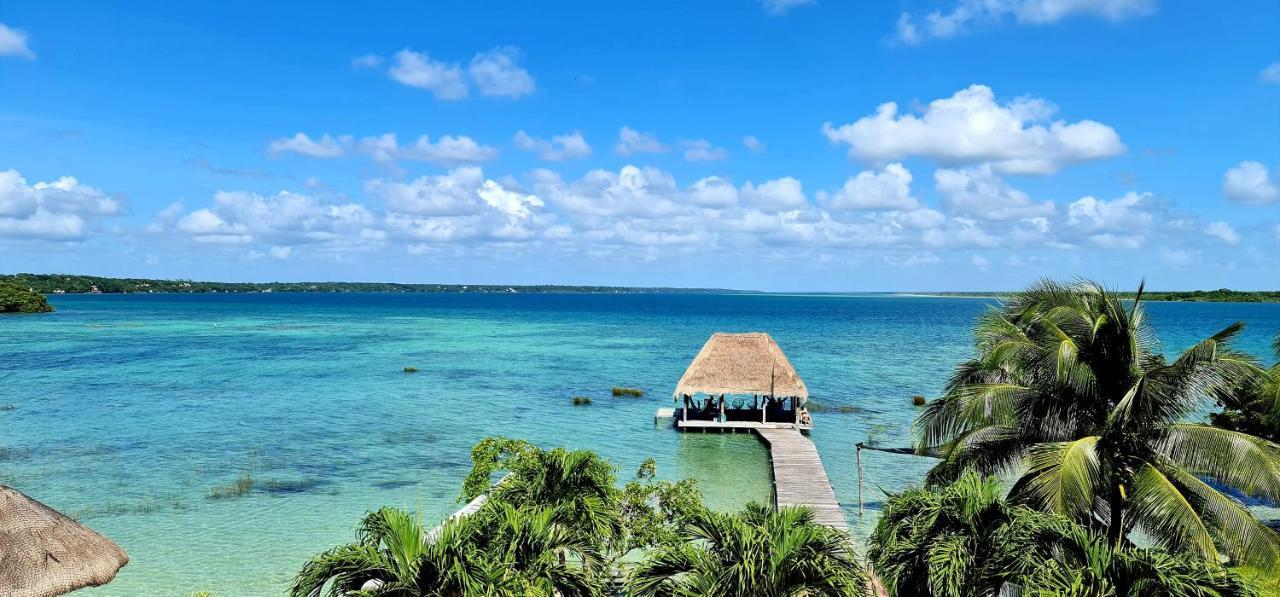Casita Maya Bacalar Esterno foto