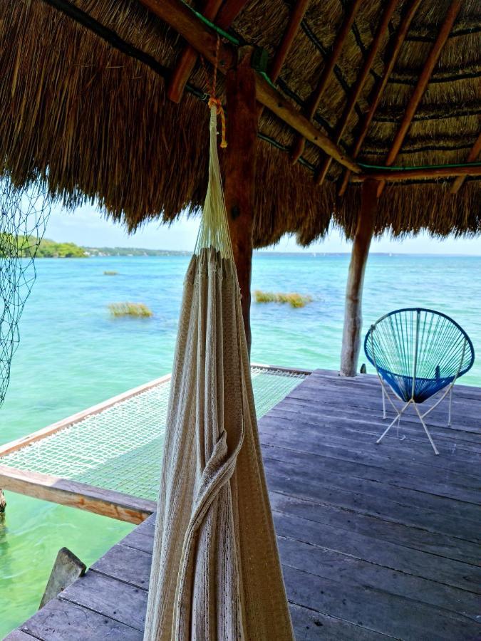 Casita Maya Bacalar Esterno foto