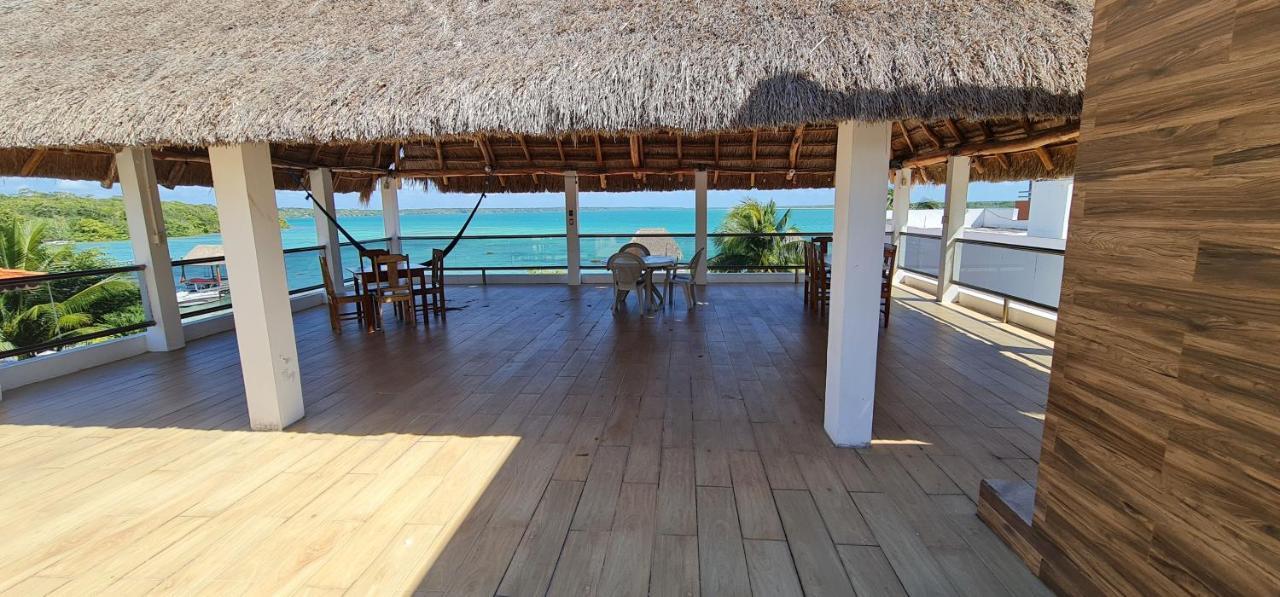 Casita Maya Bacalar Esterno foto