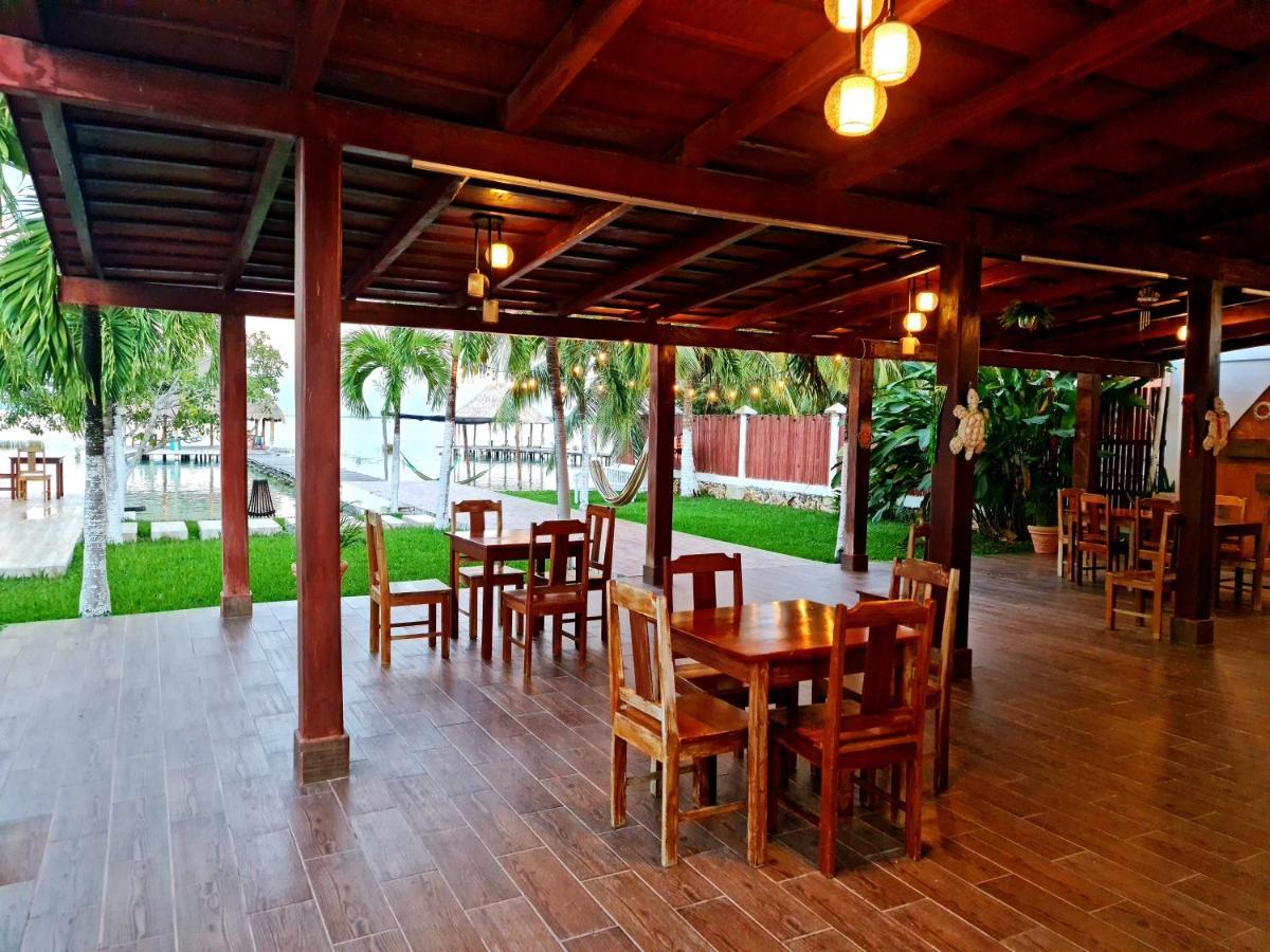 Casita Maya Bacalar Esterno foto
