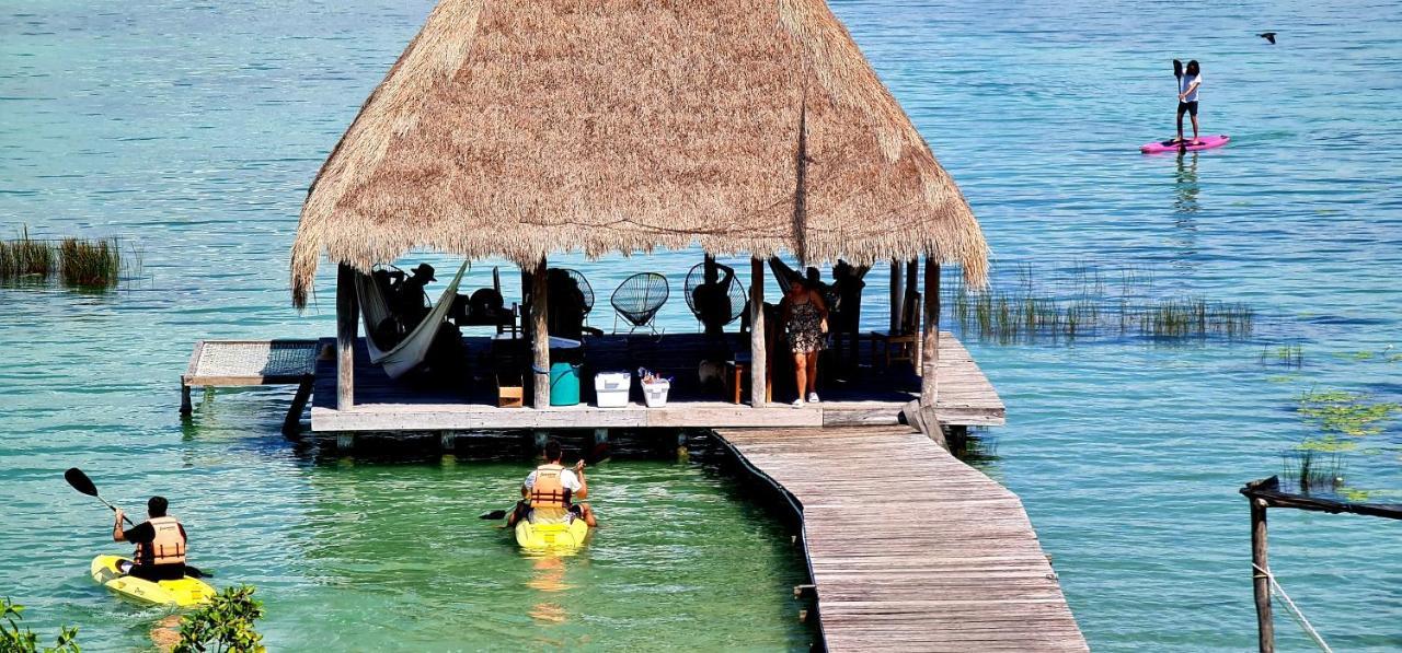 Casita Maya Bacalar Esterno foto