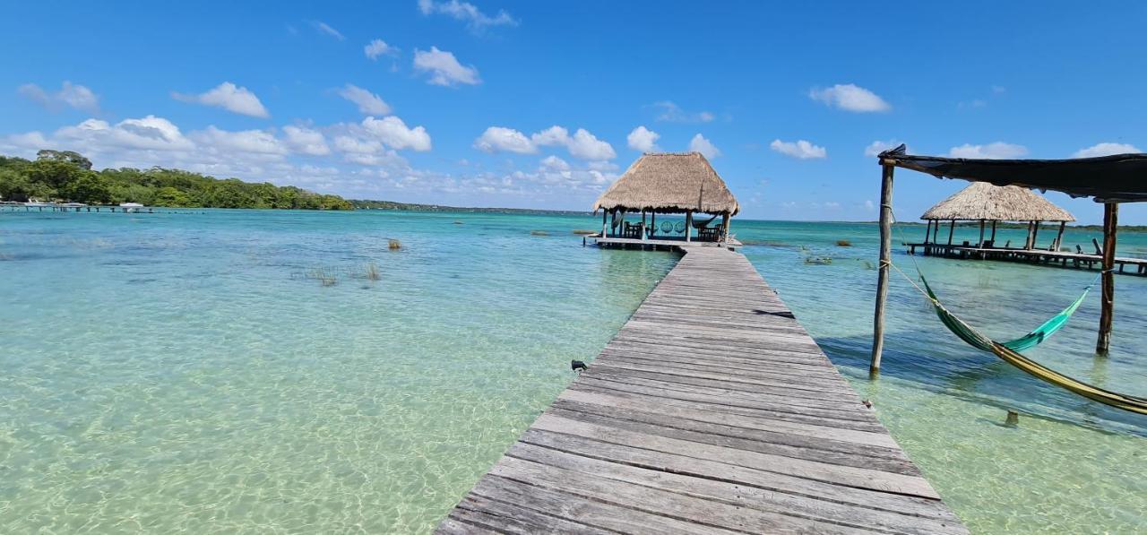 Casita Maya Bacalar Esterno foto
