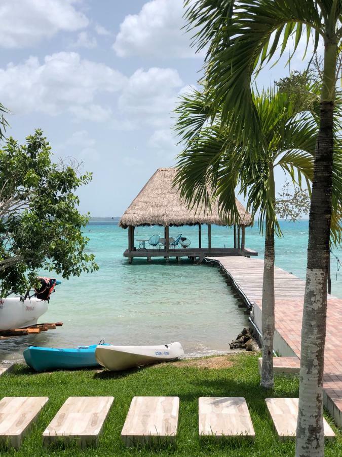 Casita Maya Bacalar Esterno foto