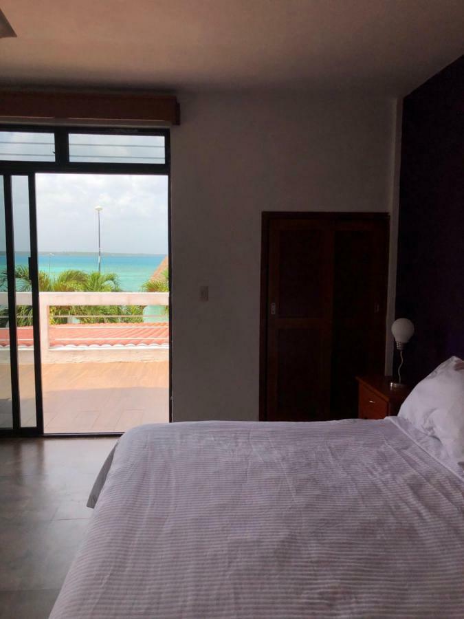 Casita Maya Bacalar Esterno foto