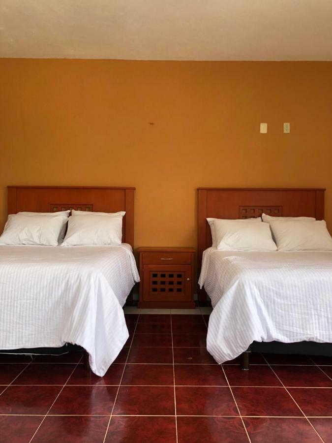 Casita Maya Bacalar Esterno foto